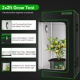 thumbnail image 2 of Carpa de Cultivo MELONFARM 60x60x90 cm (2x2) con Alta Reflectividad 600D, 2 of 6