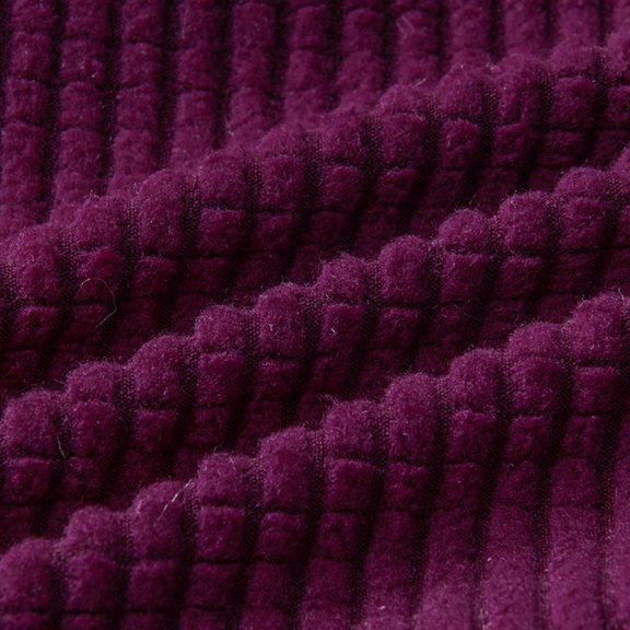 LOLIPPYY Purple Round Chair Cover with Elastic Stretch for Dining and Banquet Chairs
