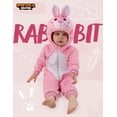 thumbnail image 2 of Pijama Spooktacular Creations Halloween Rabbit para bebé, color rosa, 2 of 6
