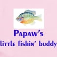 thumbnail image 2 of CafePress - Papaw's Little Fishin' Buddy Infant Bodysuit - Baby Light Bodysuit, Size Newborn - 24 Months, 2 of 4