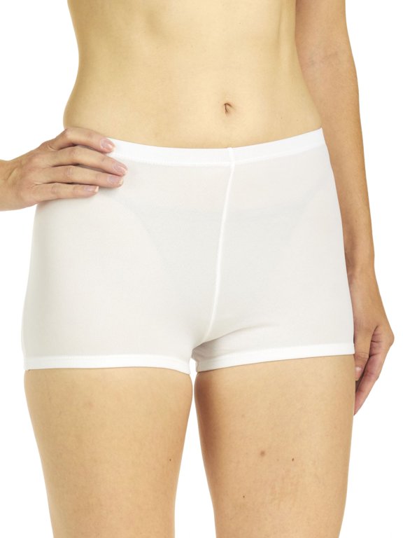 Bodywrappers Adults Boy-Cut Athletic Briefs, White, Medium