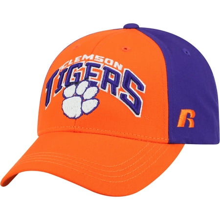 Tiger Print Hat - Men's Orange/Purple Clemson Tigers Tastic Adjustable Hat - OSFA