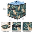thumbnail image 3 of Kangaroo Foldable Storage Basket with Handle, 10.8"x10.5"x10.6", Large Capacity Organizer Bin - Toy Box, 3 of 6