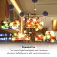 thumbnail image 4 of Bewildely Luz de ventana de Navidad IP44, iluminación colgante de Navidad, decoración con , ventosa, lámpara de interior, fotografía Kits de decoración para fiestas Tipo 2, 4 of 6