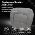 thumbnail image 3 of HUONA 2Pcs Car Seat Cover Mircrofiber Leather Driver/Passenger Side Bottom Seat Cover Compatible for Lexus LX470 1998-2007, 3 of 8