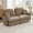 Light Coffee, variant on Mintazer Chenille Cloud Loveseat Sofa with 2 Round Pillows, Easy Assembly Ergonomic Design Sofa Couch for Living Room, Bedroom, Cream