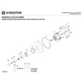 thumbnail image 6 of Kingston Brass KS3035DKL Kaiser Single-Handle Three-Way Diverter Valve with Round Trim Kit in Oil Rubbed Bronze, 6 of 9