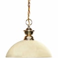thumbnail image 2 of 1 Light Island/Billiard In Billiard Style 16 Inches Wide By 11.5 Inches High-Olde Bronze Finish-Golden Mottle Glass Color   -Traditional Installation, 2 of 2