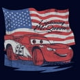 thumbnail image 2 of Men's Cars Lightning McQueen American Flag Race Graphic T-Shirt, 2 of 5