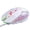 White, variant on Black Usb Wired Gaming Mouse Rgb Colorful Light 4 Dpi Levels Macro Programmable For Pc Laptop And Console