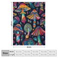 thumbnail image 4 of Orinice Mushroom Pattern Warm Lightweight Blanket Soft Fleece Blankets for All Seasons - Decorative Throw Blanket for Living Rooms, Sofa, Office - Cow Gifts Blanket in Multiple Sizes 40x50in, 4 of 6