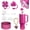 Hot Pink, variant on Spill-Proof Stopper and Cup Accessories for Stanley, Silicone Straw Cover Cap Straw Toppers Flower Charm Cup Boots Fits Stanley 40&30 oz Tumbler, White
