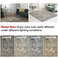 thumbnail image 5 of Keen Home Design Machine Washable Area Rugs with Non-slip Backing, Ideal for Hallway, Living Room, Bedroom, Kitchen and Laundry Room, Vintage Moroccan and Low Pile Rug - ( 2'6'' x 7'), 5 of 9