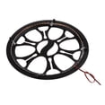thumbnail image 4 of serony Car Horn Decorative Cover Speaker Grilles Protector Black for Light 10inch, 4 of 9