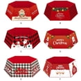 thumbnail image 4 of Cateissary Feliz árbol de Navidad Collar copos de nieve anillo de Navidad fiesta interior exterior suelo Festival decoración artesanía regalo nuevo Kits de decoración para fiestas cinco, 4 of 6