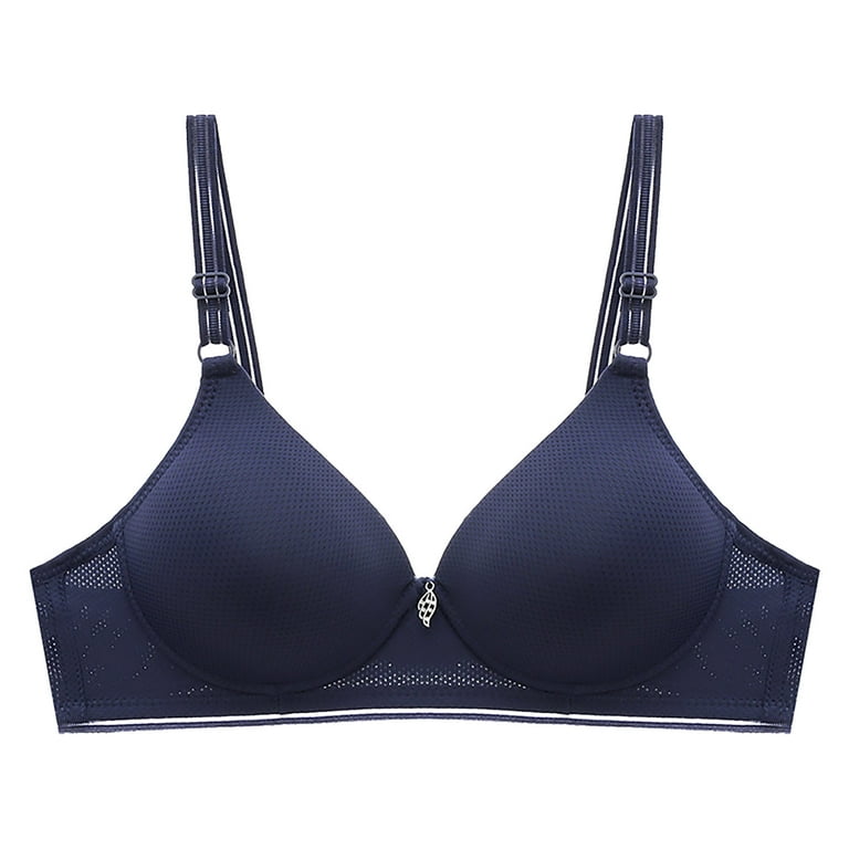 Women Bras Sexy Wireless Bras for Large Breasted Women Padded Bralettes for  Women Comfy Classy Bras for Women Push Up Blue : : Clothing, Shoes  & Accessories