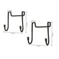 thumbnail image 6 of Tnobhg Stainless Steel Hook Punching Free Double S-Shape Hook Kitchen Bathroom Cabinet Door Back Type Coat Towel Storage Hanger, 6 of 7
