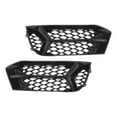 thumbnail image 1 of Cubiertas de luz antiniebla de parrilla frontal inferior únicas Bargains No.8V5807681AA/8V5807682AA para Audi A3 17-20 Negro ABS 1 par delantero izquierdo/derecho, 1 of 1