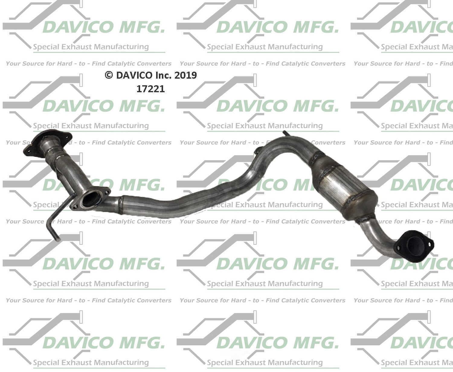 Davico Mfg 17221 Direct-Fit Catalytic Converter
