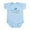 Sky Blue, variant on CafePress - Soap & Baptism Infant Bodysuit - Baby Light Bodysuit, Size Newborn - 24 Months