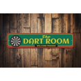 thumbnail image 1 of The Dart Room Novelty Decor, Metal Wall Sign - 4x18 Inches, 1 of 4