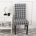 thumbnail image 3 of RisingPro Spandex Stretch Wedding Banquet Chair Cover Morocco Party Decor Dining Room Seat Cover, 3 of 6