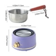thumbnail image 3 of shyuyusa Mini Stainless Steel Chocolate Melting Pot Set, Heatable Milk Wax Candy Making Tool, 3 of 6