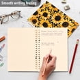 thumbnail image 5 of Spiral Notebooks Hand Drawn Sunflowers 60 Sheets 120 Pages A5 Journal Notepad 8.3x5.7 Inch Thick Adjustable College Ruled Paper, 5 of 8