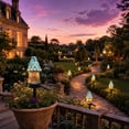 thumbnail image 4 of Solar Resin House Ground Mounted Lamp Outdoor Waterproof LED Lamp, 4 of 6