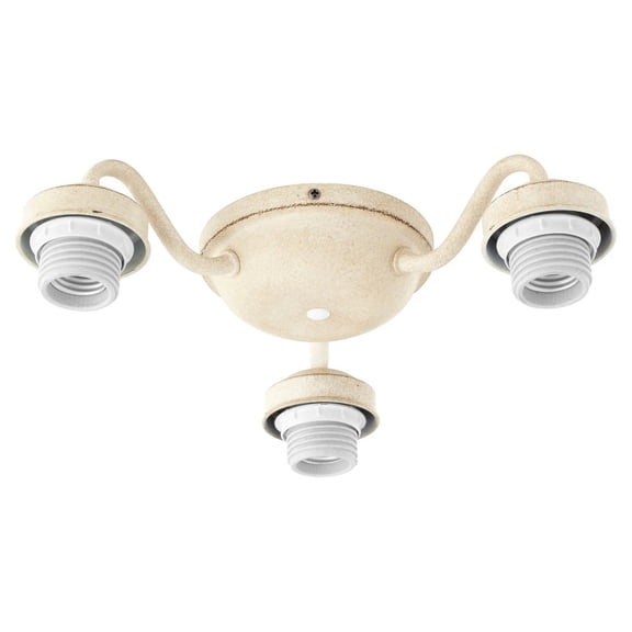 Quorum Lighting - Brewster - 27W 3 LED Ceiling Fan Light Kit-3 Inches Tall and