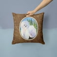 thumbnail image 2 of Carolines Treasures SS8916PW1414 Bichon Frise Fabric Decorative Pillow, 14Hx14W, multicolor, 2 of 4