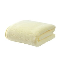 Btomtd Hand Towels Set for Bathroom Thick Soft and Absorbent Household Towels for Wash Face Practical Gift Set of Towels - 29.52'x13.77', Yellow