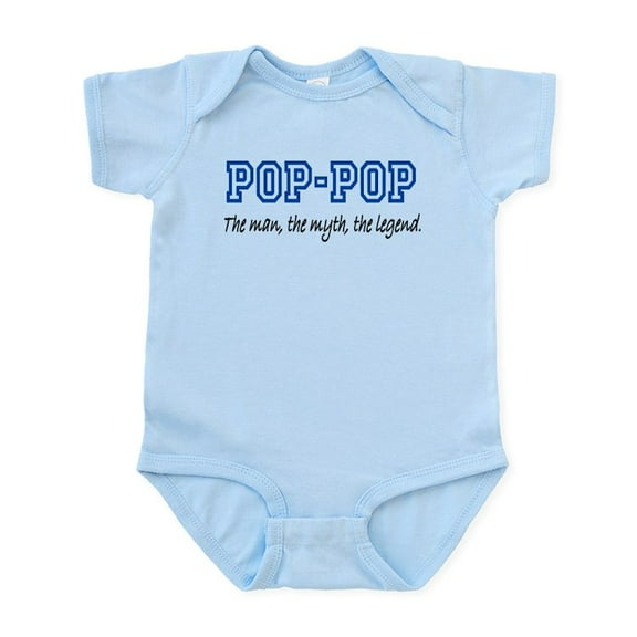 CafePress - Pop Pop Infant Bodysuit - Baby Light Bodysuit, Size Newborn - 24 Months