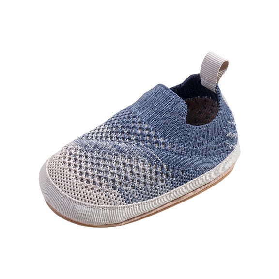 JAJAHO Baby Sock Shoes Toddler First Walking Shoes Infant Non-Slip Soft Rubber Sole Grip Sneakers