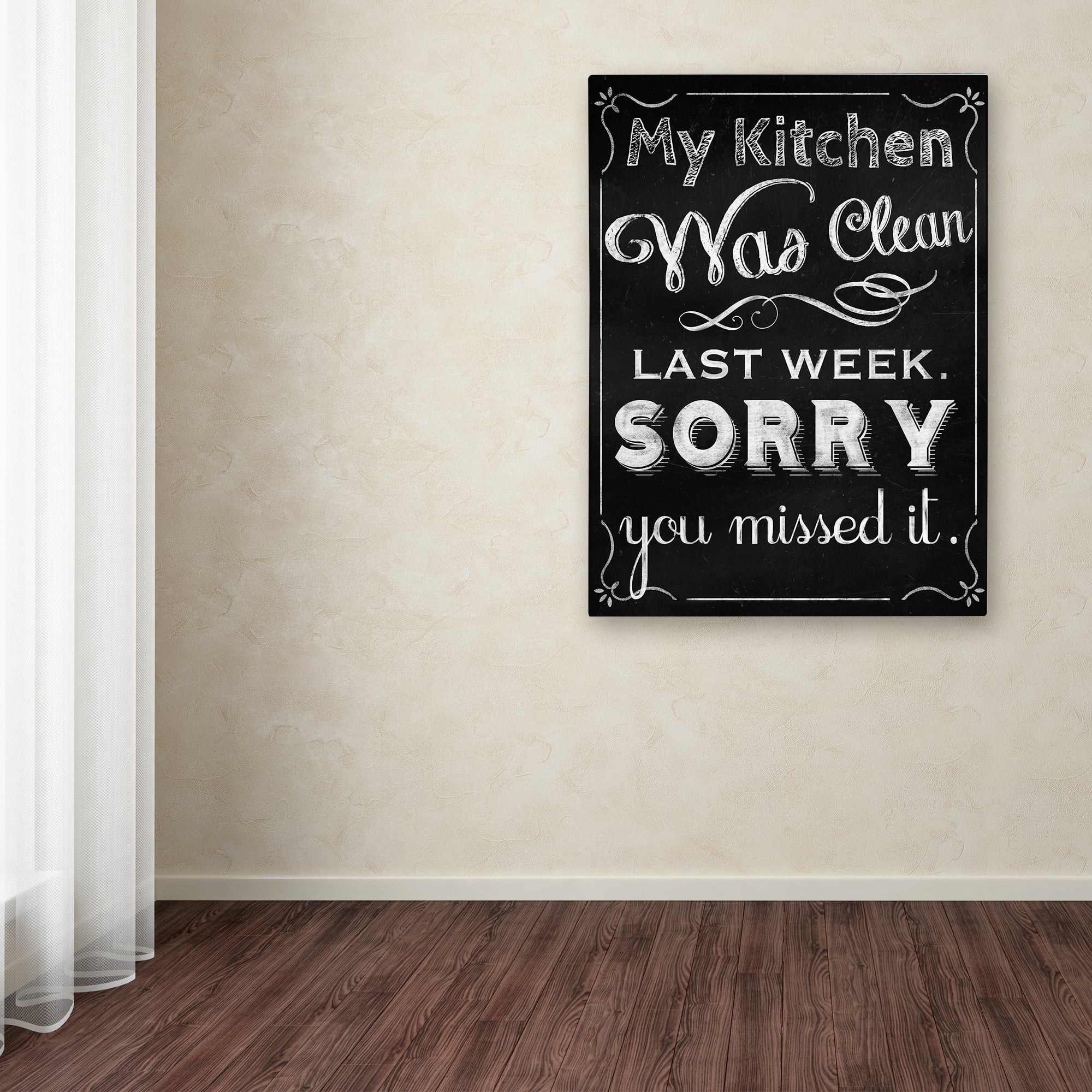 Trademark Fine Art 'Missed It' Canvas Art by Tina Lavoie