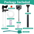 thumbnail image 7 of cyrico Gravel Vacuum for Aquarium, Fish Tank Vacuum Gravel Cleaner Kit with Aquarium Thermometers Fish Net, Aquarium Siphon Gravel Cleaner, Fish Tank Cleaning Tools for Water Change Wash Sand, 7 of 7