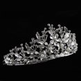 thumbnail image 4 of Rhinestones Diadema Tiara Accesorios para el cabello Colcomx  Princesa Crown Tiara, 4 of 8