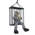thumbnail image 1 of Prisionero de la jaula del cráneo del miedo de Halloween accesorio de decoración de Halloween de gritos fantasmales instalación rápida multiusos para casa embrujada para Bar ANGGREK Otros, 1 of 8