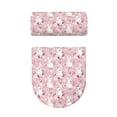 thumbnail image 5 of HELLHERO Rabbit Cherry Blossom Holiday Toilet Seat Cover Replacement 2 Pieces Durable Easter for Indoor Home, Stretch, 5 of 8