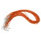thumbnail image 4 of 20 piezas de colgantes Hugo Collar de cuerda de cera naranja, 4 of 7