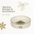 thumbnail image 4 of Spode Christmas Tree Wine Chiller & Coaster Set, Dishwasher, Microwave & Freezer Safe - Stoneware Wine Cooler with Festive Coaster - Hostess Gift for Holiday Entertaining, 4 of 7