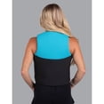 thumbnail image 5 of O'Brien Women's Traditional Neoprene USCGA Life Jacket with Zipper, L, Black/Aqua, 5 of 6