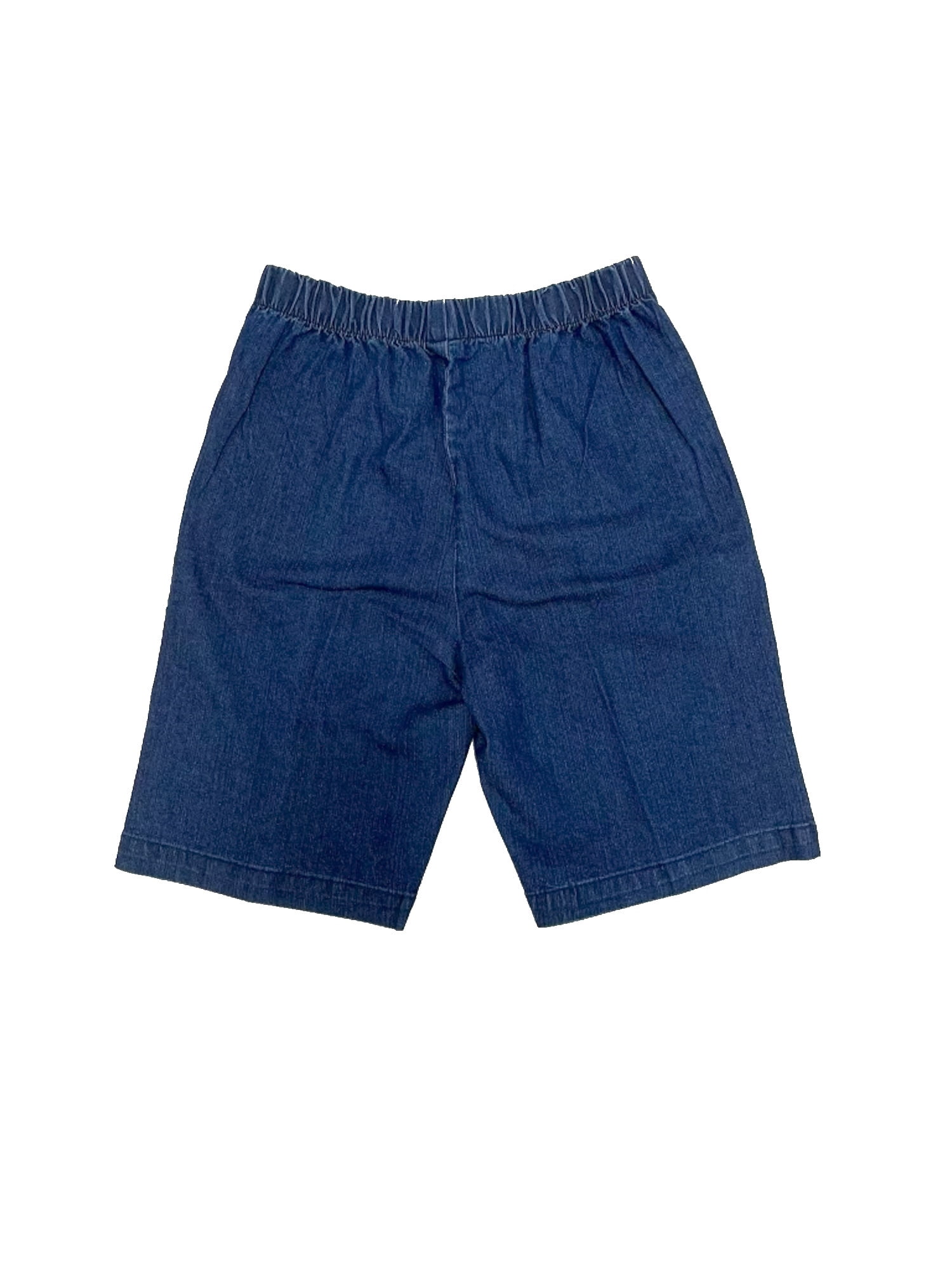 Hawaiian Reserve Collection Women’s Elastic Waist Denim Bermuda Shorts