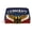 Silver, variant on Waterproof PU Leather Toiletry Cosmetic Bag Retro German Flag With German Portable Travel Makeup Organizer Bag for Women Gold