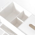 thumbnail image 2 of Étagère mobile de grande capacité, rotative, amovible, en plastique, pratique, à roulettes, 6 niveaux, 2 of 4