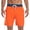 Orange, variant on Men's Loose Straight Shorts Drawstring Waist Color Blocking Swim Trunks Shorts with Pockets Gray S(S)