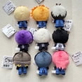 thumbnail image 4 of Blue Lock Key Chain Plush Toy Pendant Nagi Seishiro Chigiri Hyoma Gagamaru Gin Action Figure Soft Bag Pendant Gifts, 4 of 5