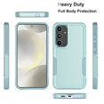 thumbnail image 2 of for Galaxy S24,S24 Plus,S24 Ultra Case,Njjex Heavy Duty Shockproof Dual Layer Rugged Full-Body Protective Phone Cover,2 in 1 Silicone Rubber Phone Case for Samsung Galaxy S24 - Green 2024, 2 of 6