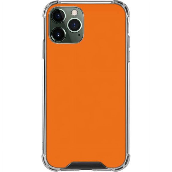 Skinit Solids Orange iPhone 12 Pro Max Clear Case