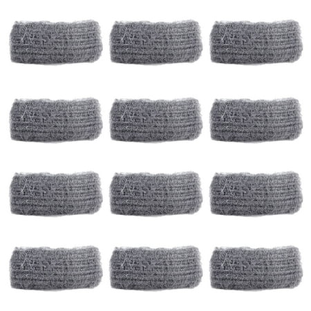 

LHMSGG 12Pcs/Set Steel Ball Brush High Elasticity Solid Anti-scratch Wear-Resistant Reusable Deeply Cleaning Fine Ductility Multipurpose Removing Rust Dish Cleaner Ball for Kitchen